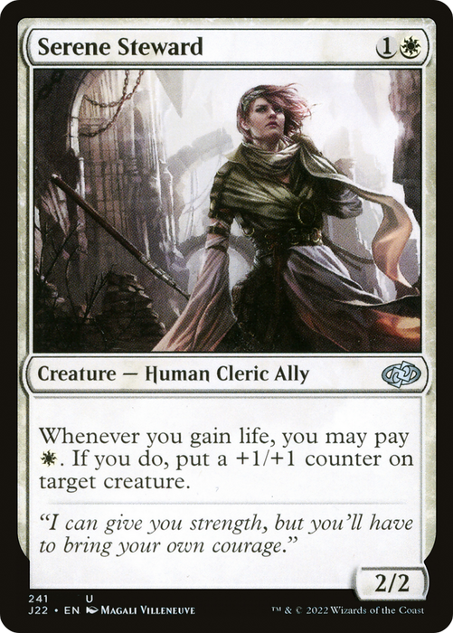 Serene Steward (J22-241) - uncommon