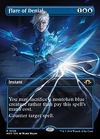 Flare of Denial (MH3-326) - rare (Borderless)