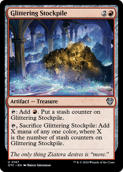 Glittering Stockpile (OTC-167) - uncommon