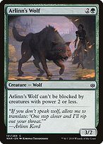 Arlinn's Wolf (WAR-151) - common - Foil