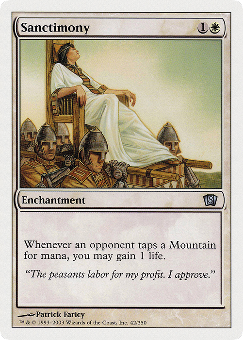 Sanctimony (8ED-042) - uncommon