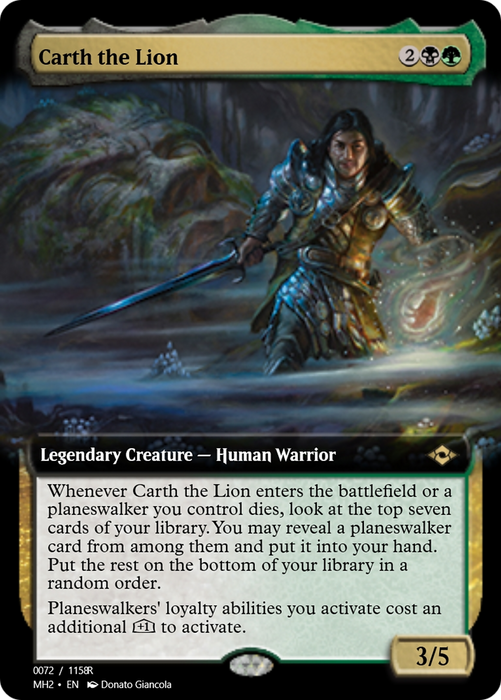 Carth the Lion (PRM-91345) - rare - Foil