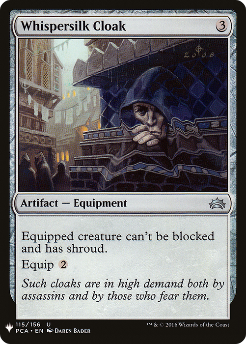 Whispersilk Cloak (LIST-PCA-115) - uncommon