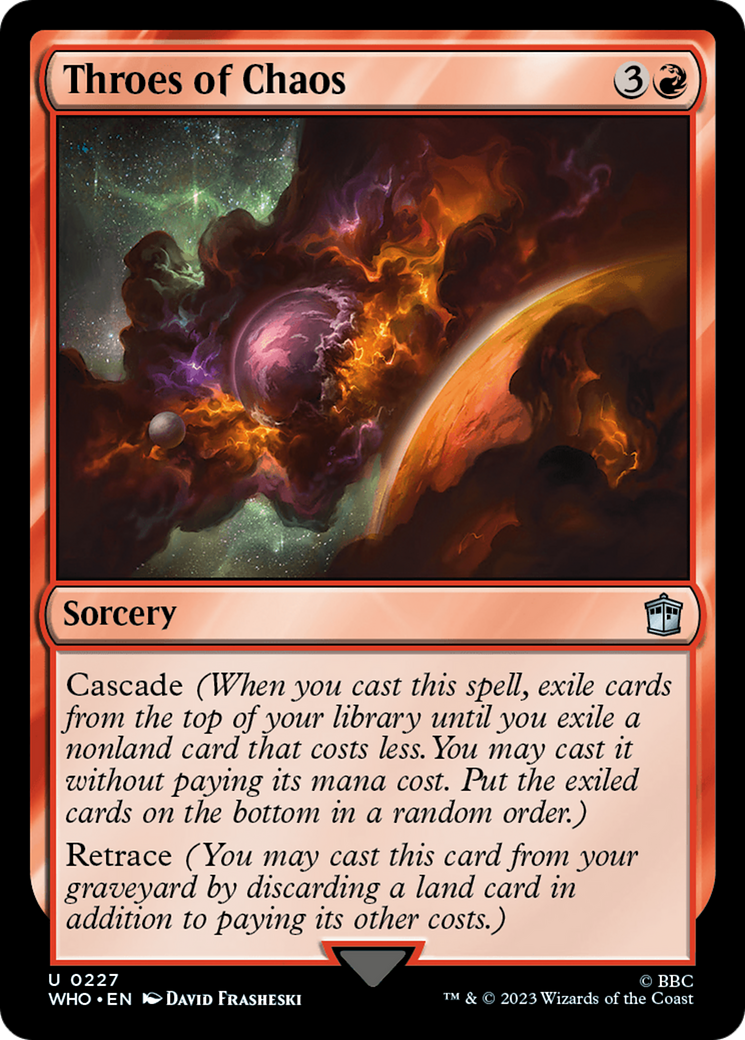 Throes of Chaos (WHO-227) - uncommon - Foil