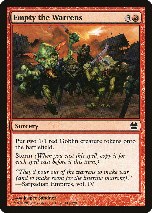 Empty the Warrens (MMA-112) - common - Foil