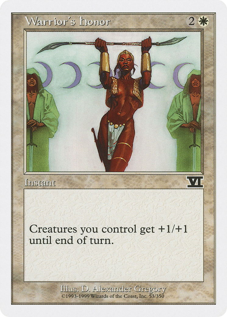 Warrior's Honor (6ED-053) - common