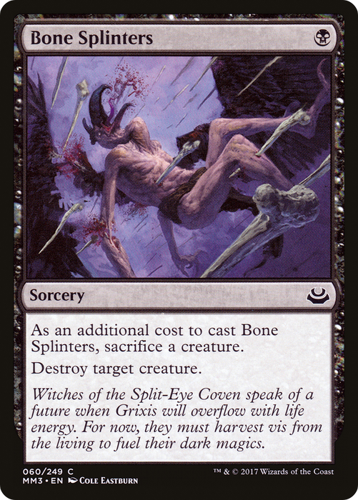 Bone Splinters (MM3-060) - common
