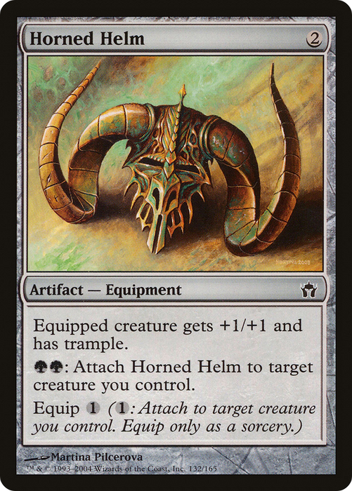 Horned Helm (5DN-132) - common - Foil