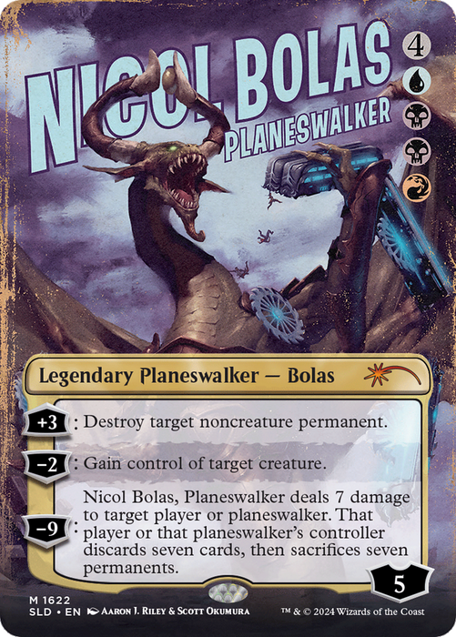 Nicol Bolas, Planeswalker (SLD-1622) - mythic (Borderless) - Foil
