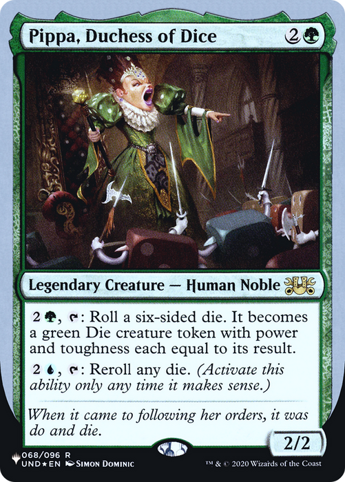 Pippa, Duchess of Dice (LIST-040) - rare - Foil