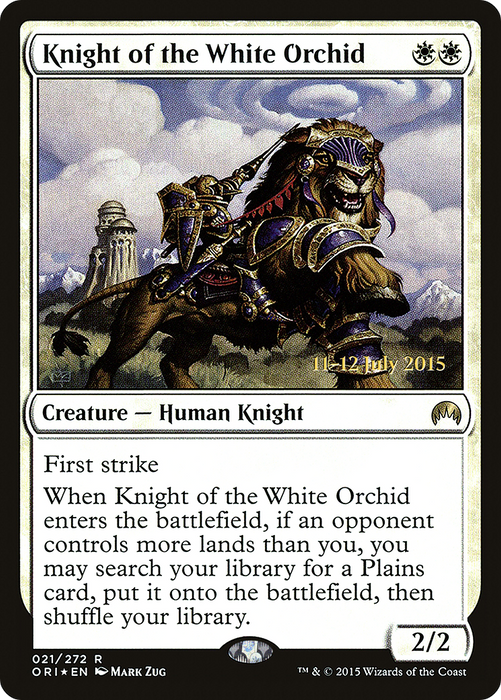 Knight of the White Orchid (PRE-21S) - rare - Foil