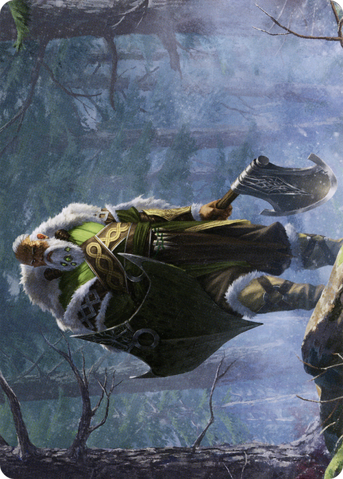 Fynn, the Fangbearer // Fynn, the Fangbearer (AKHM-044) - common (Borderless) - Foil