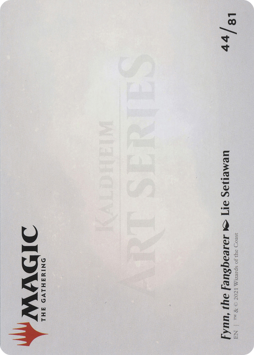 Fynn, the Fangbearer // Fynn, the Fangbearer (AKHM-044) - common (Borderless) - Foil