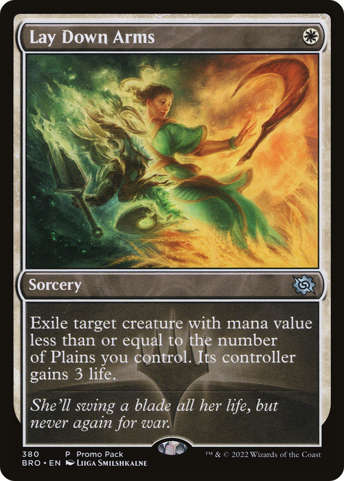 Lay Down Arms (PPBRO-380) - uncommon - Foil