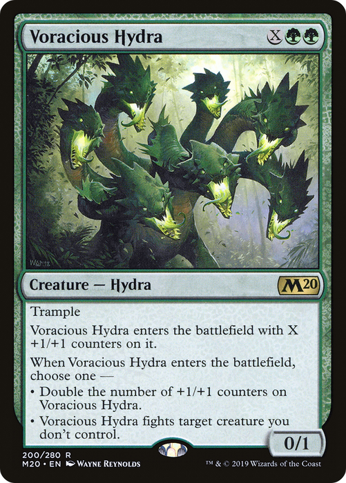 Voracious Hydra (M20-200) - rare - Foil