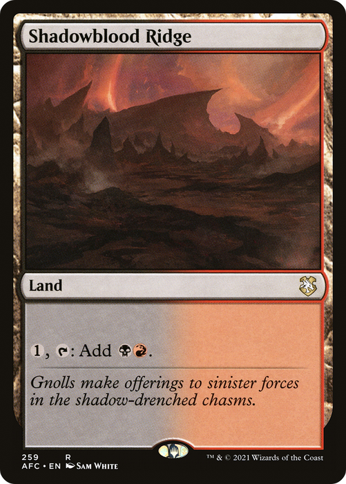 Shadowblood Ridge (AFC-259) - rare