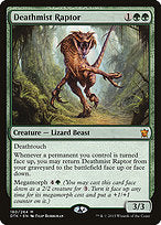 Deathmist Raptor (DTK-180) - mythic - Foil