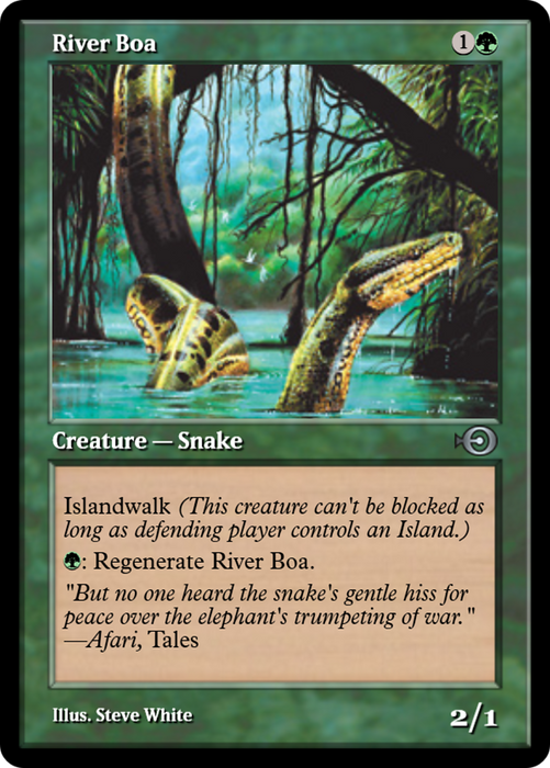 River Boa (PRM-36014) - uncommon - Foil