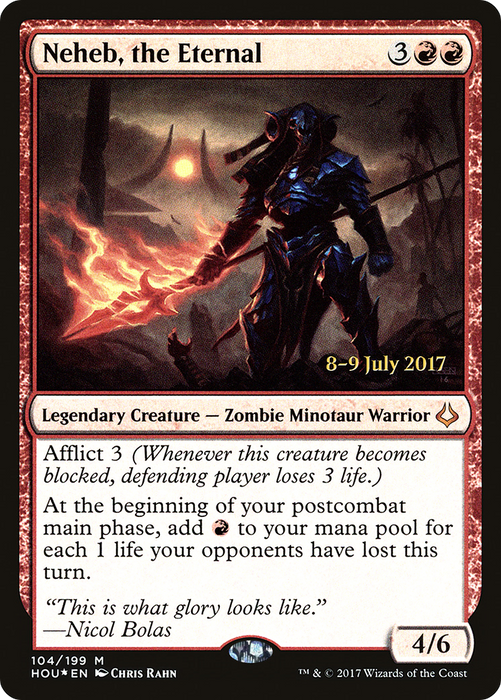 Neheb, the Eternal (PRE-104S) - mythic - Foil