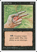 Deathgrip (4ED-130) - uncommon