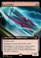 Lizard Blades (PRM-97985) - rare - Foil