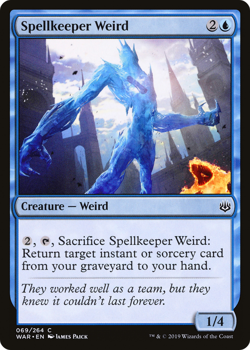 Spellkeeper Weird (WAR-069) - common - Foil