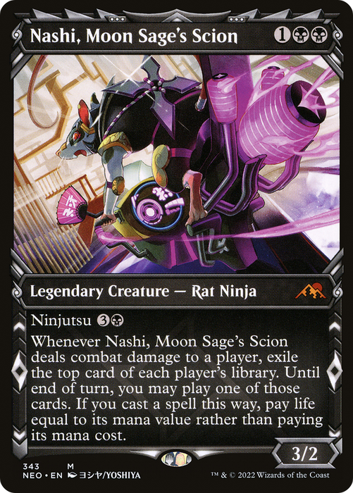 Nashi, Moon Sage's Scion (NEO-343) - mythic: (Showcase)