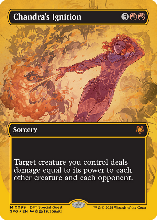 Chandra's Ignition (SPG-099) - mythic (Borderless) - Foil