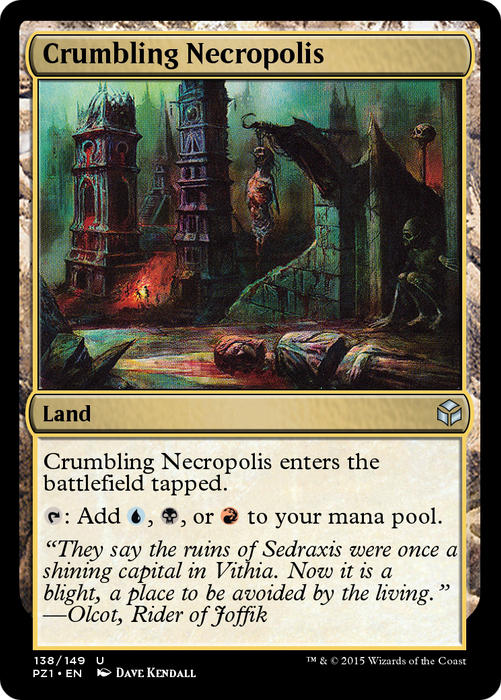 Crumbling Necropolis (PZ1-138) - uncommon - Foil