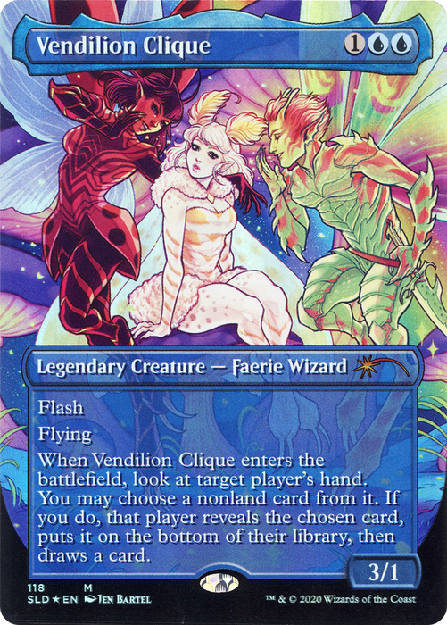 Vendilion Clique (SLD-118) - mythic (Borderless) - Foil