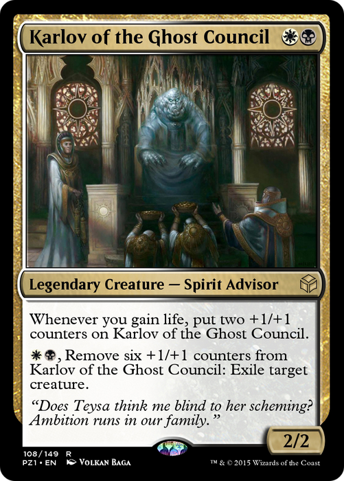 Karlov of the Ghost Council (PZ1-108) - rare