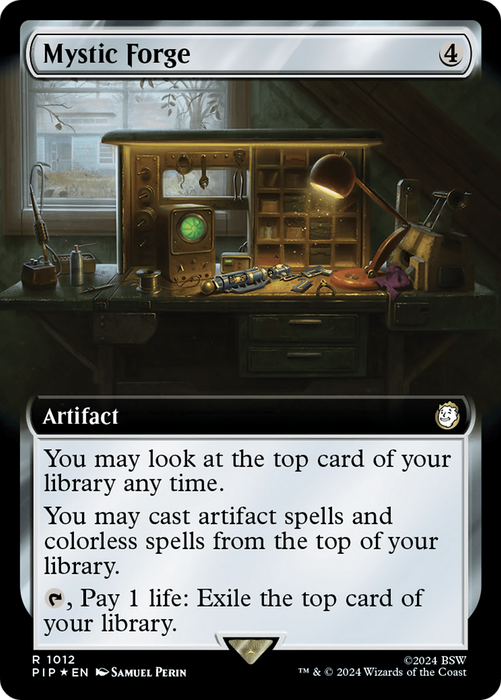 Mystic Forge (PIP-1012) - rare: (Extended Art) - Foil