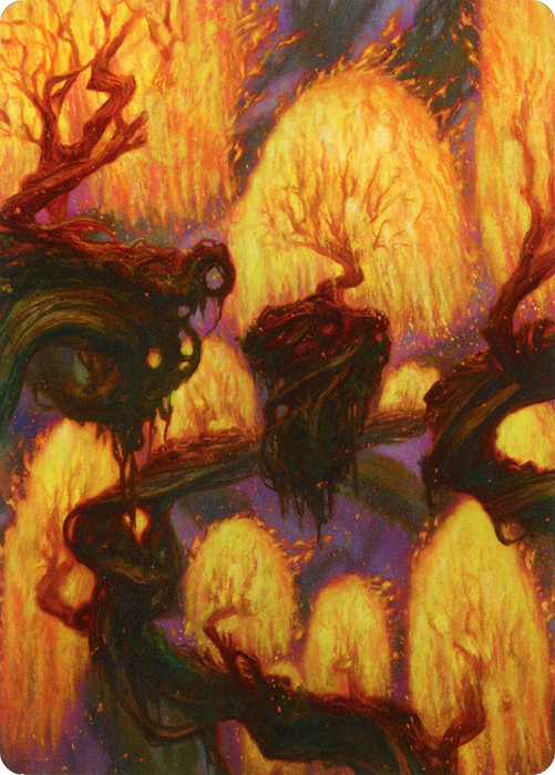 Grove of the Burnwillows // Grove of the Burnwillows (AZNR-034) - common (Borderless) - Foil