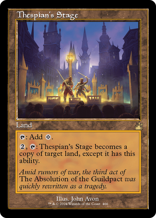 Thespian's Stage (RVR-466) - rare - Foil