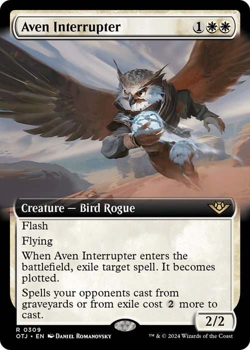 Aven Interrupter (OTJ-309) - rare: (Extended Art)
