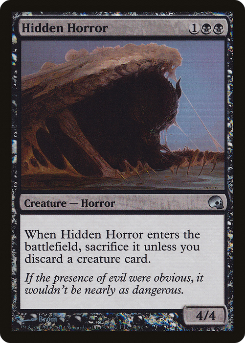 Hidden Horror (GRV-002) - uncommon - Foil