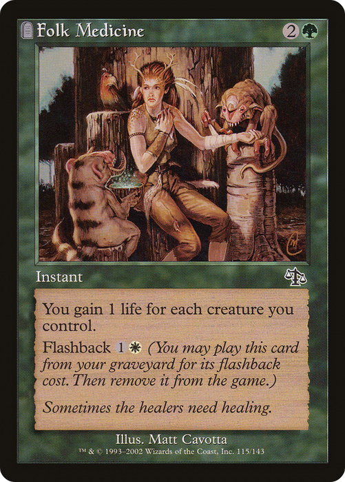 Folk Medicine (JUD-115) - common: (tombstone)