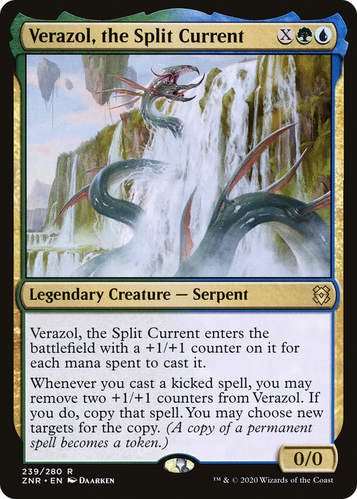 Verazol, the Split Current (ZNR-239) - rare - Foil