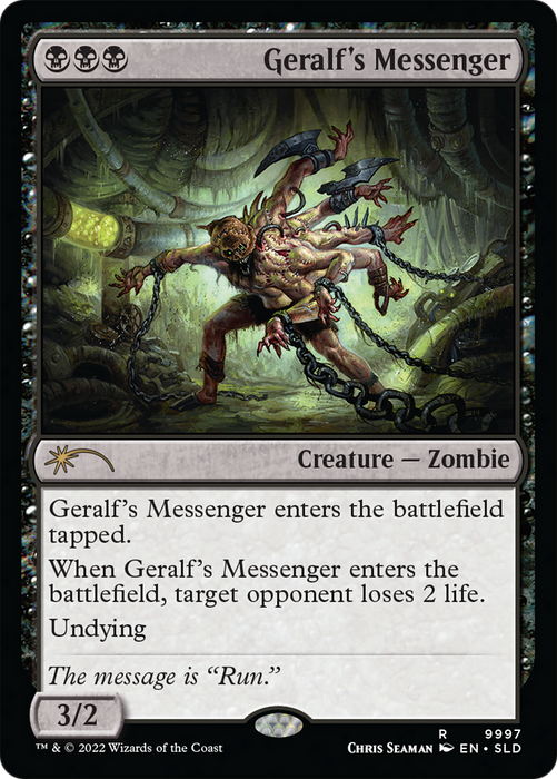 Geralf's Messenger (SLD-9997) - rare - Foil