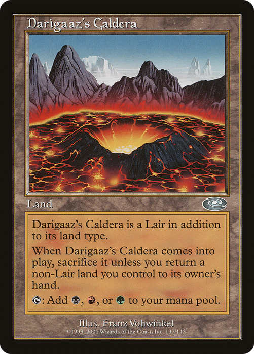 Darigaaz's Caldera (PLS-137) - uncommon - Foil