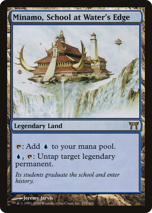 Minamo, School at Water's Edge (CHK-279) - rare - Foil