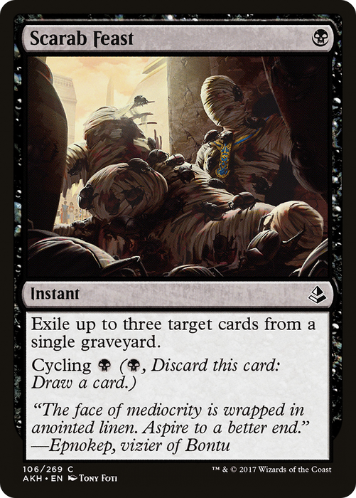 Scarab Feast (AKH-106) - common - Foil