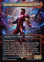Iron Man, Titan of Innovation (SLD-1731) - mythic (Borderless) - Foil
