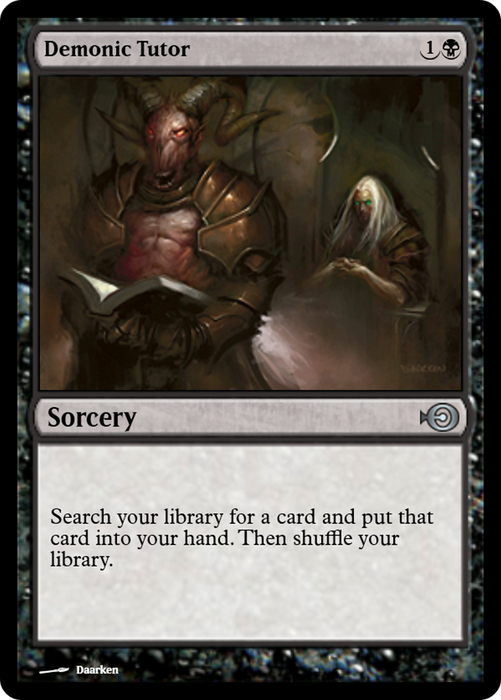 Demonic Tutor (PRM-35074) - uncommon - Foil