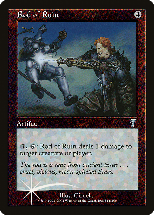 Rod of Ruin (7ED-314★) - uncommon - Foil