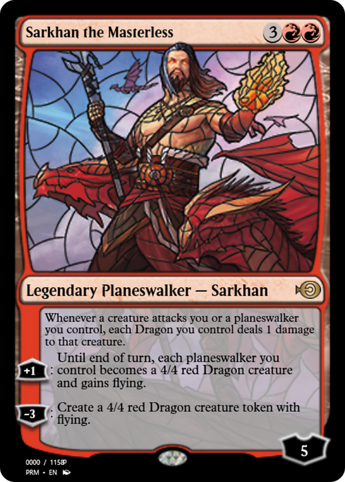 Sarkhan the Masterless (PRM-77991) - rare - Foil