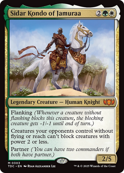 Sidar Kondo of Jamuraa (TDC-303) - mythic