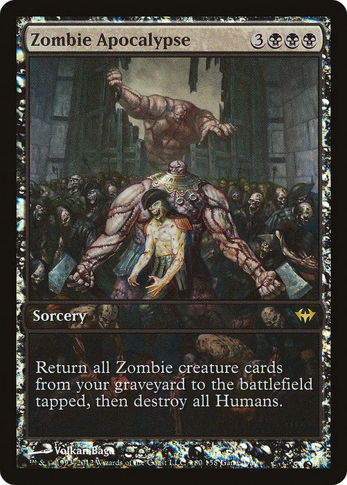 Zombie Apocalypse (GAME-080) - rare - Foil