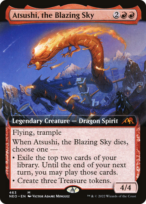Atsushi, the Blazing Sky (NEO-463) - mythic: (Extended Art)