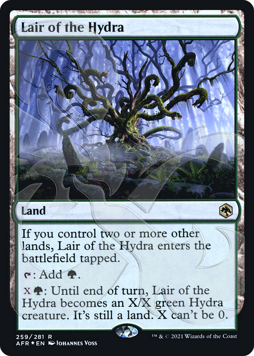 Lair of the Hydra (AFR&-259A) - rare - Foil